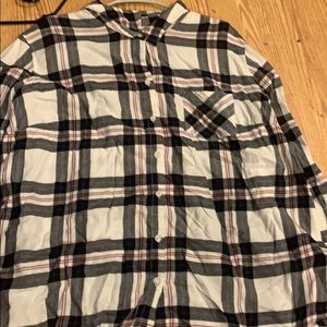 🐢 nwot tunic length flannel